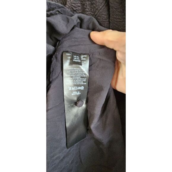 Maeve by Anthropologie black button front puff sleeve square neck dress women XL - Picture 14 of 16